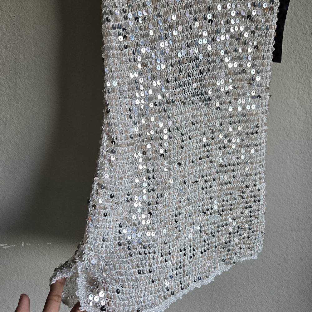 Retrofete Elliana Sequin Crochet Dress - Picture 9 of 12